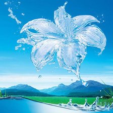 Схема вышивки «магия воды»