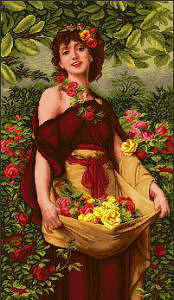 №9023 - люди, девушка, пейзаж - оригинал