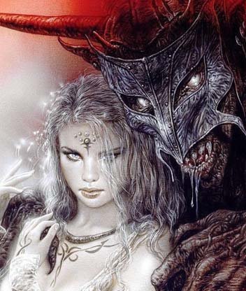 девушка и демон - фэнтези, девушка, демон - оригинал