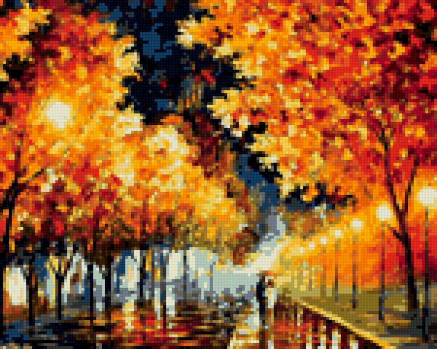 Дождь в парке - двое, парк, дождь - предпросмотр