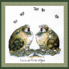 Схема вышивки «Лягухи»