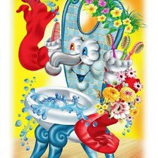 Схема вышивки «мойдодыр»