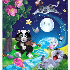 Схема вышивки «ночью»