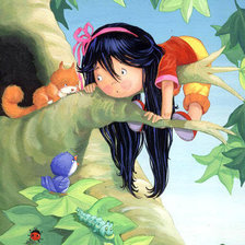 Схема вышивки «на дереве»