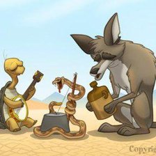 Схема вышивки «музыканты»