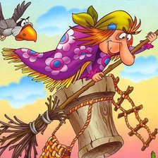 Схема вышивки «баба-яга»