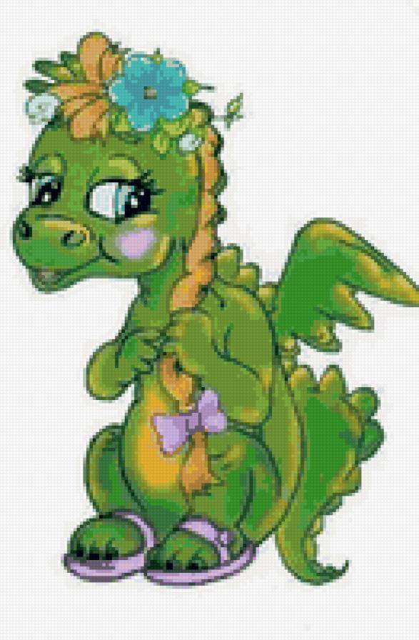 подушка - подушка, дракончик - предпросмотр