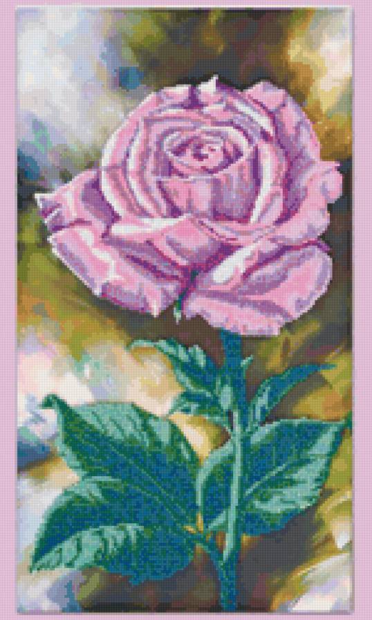 Роза - роза, цветок, панно - предпросмотр