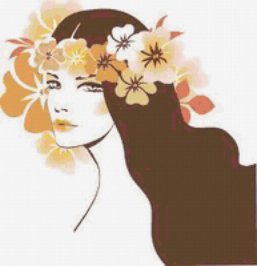 №10142 - девушка, дама - предпросмотр