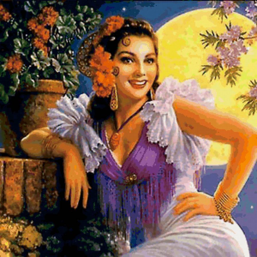 Красивая девушка) - девушка, восток - предпросмотр