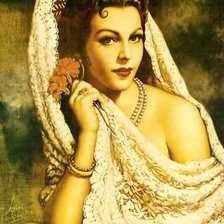 Схема вышивки «испанка-8»