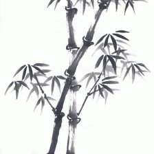 Схема вышивки «бамбук»