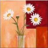 Схема вышивки «ромашки»