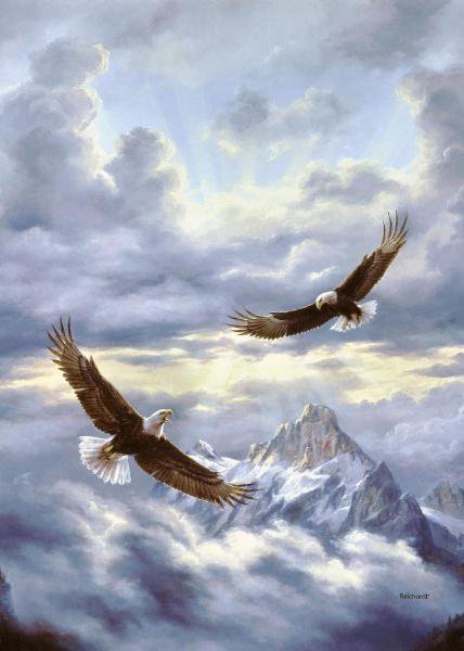 Полет орлов - птицы - оригинал