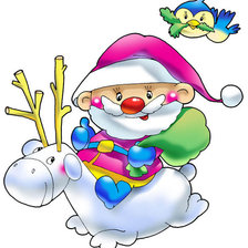 Схема вышивки «дед мороз»