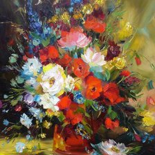 Схема вышивки «живопись»