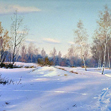 Схема вышивки «февраль»