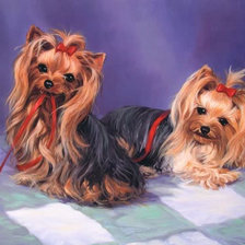 Схема вышивки «собаки»