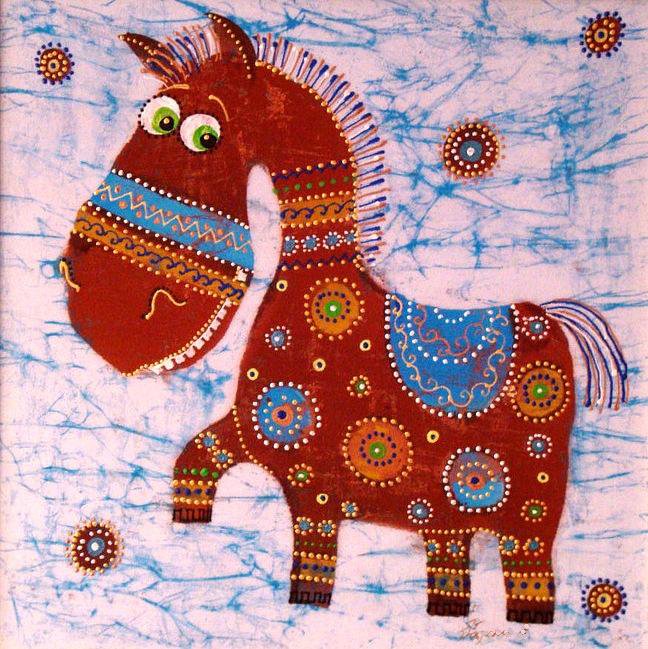 Елена Разина_1 - конь, для детской - оригинал