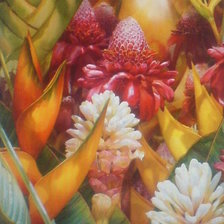 Схема вышивки «райский сад»