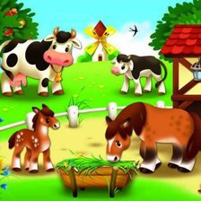 Схема вышивки «село»