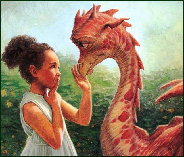 девочка и дракон - оригинал