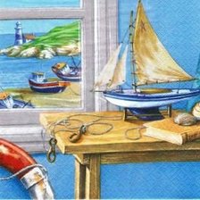 Схема вышивки «Морская картина»