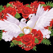 Схема вышивки «Совет да любовь.»