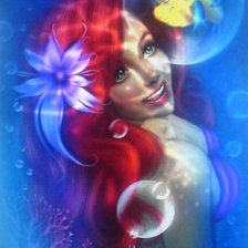 Схема вышивки «русалочка»