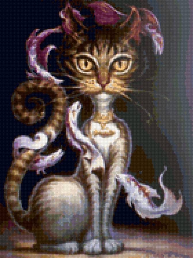 повелительница рыб - картинка, знаки зодиака - предпросмотр