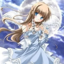 Схема вышивки «Девушка - ангел»