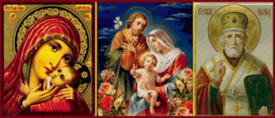 триптих икон - предпросмотр