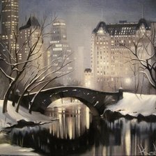 Схема вышивки «Город»