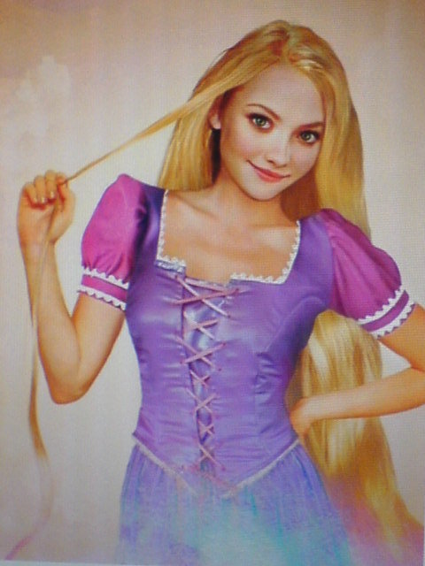 рапунцель - фентази, девушка - оригинал