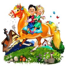 Схема вышивки «на лошадке»