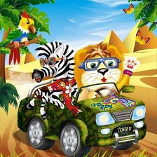 Схема вышивки «сафари»