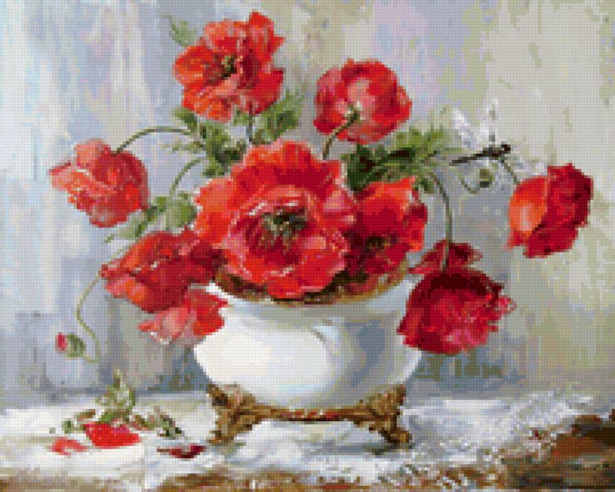 маки - маки, букет, картина, живопись, цветы - предпросмотр