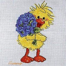 Схема вышивки «Утёнок»