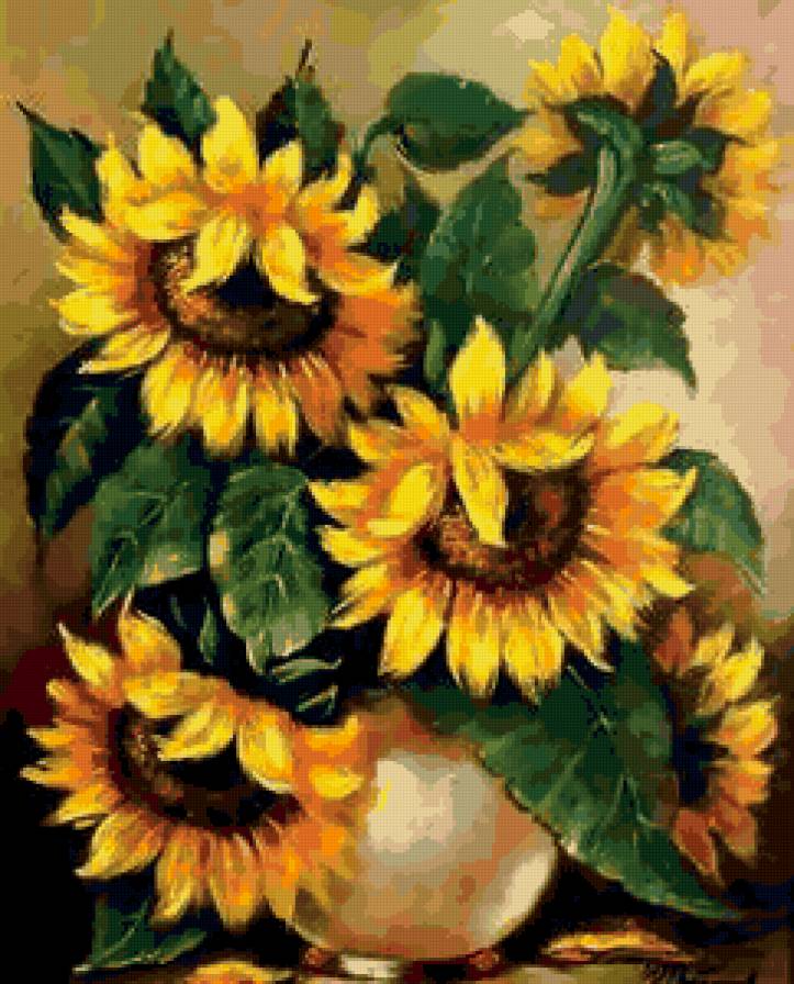 Подсолнухи - подсолнухи, цветы - предпросмотр