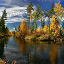 Схема вышивки «уральская речка»