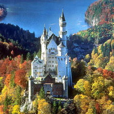 Схема вышивки «замок»