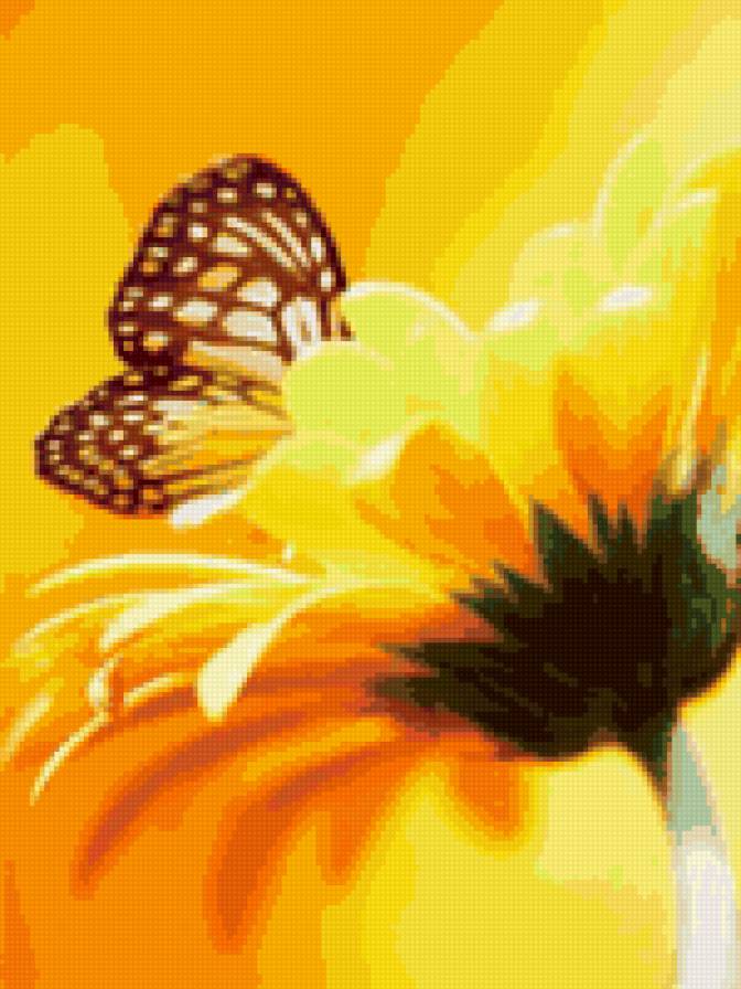 №000000013 - бабочки, цветы, природа - предпросмотр