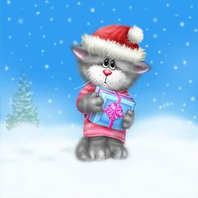 Схема вышивки «коты»