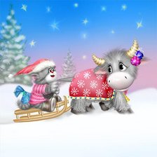 Схема вышивки «коты»