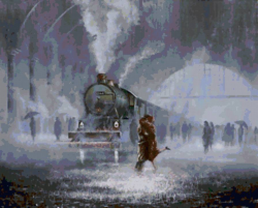 Дождь 2 - картина - предпросмотр