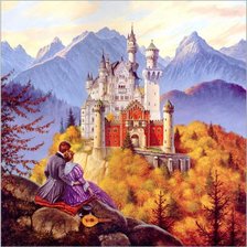 Схема вышивки «У замка»