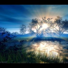 Схема вышивки «природа»