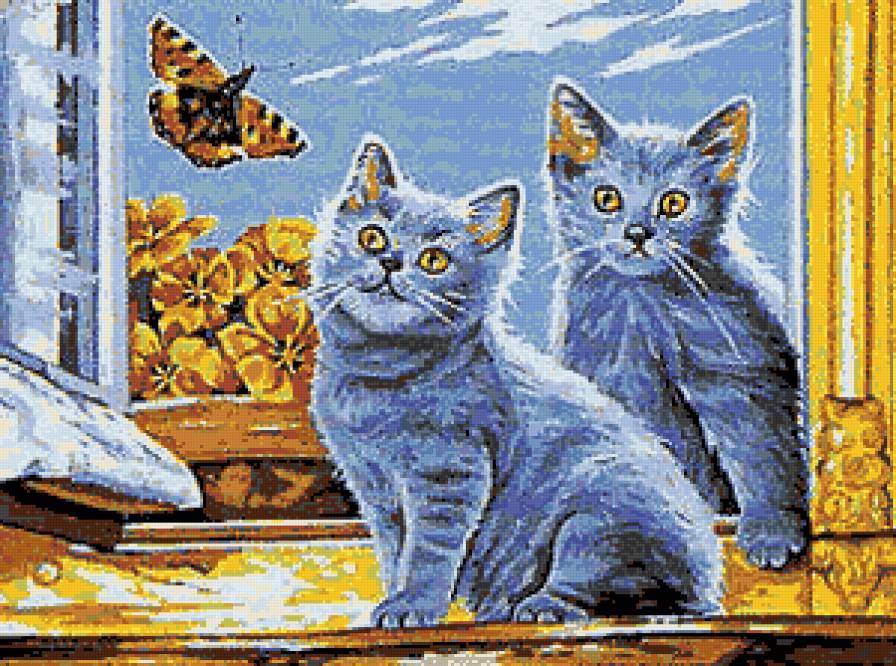 №15777 - пейзаж, животные - предпросмотр