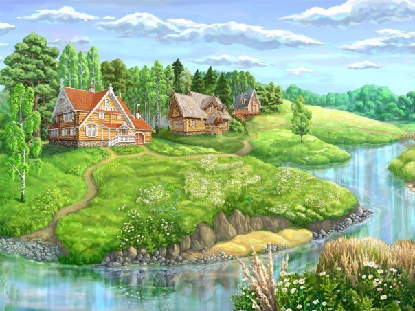 деревня - оригинал