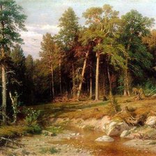 Схема вышивки «Сосновый бор»